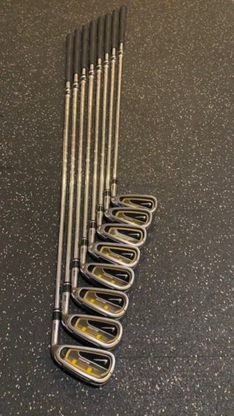 Used Men's Nike Right Handed SQ SUMO Iron Set Regular Flex 8 Pieces Steel Shaft