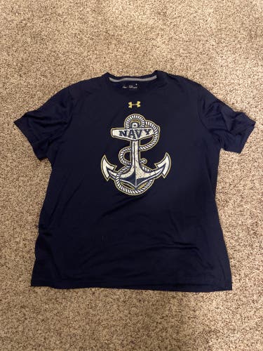Navy Lacrosse T-Shirt