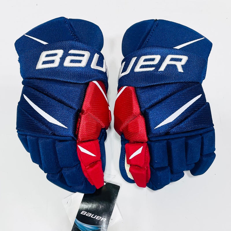 TEAM CZECH OLYMPIC Bauer Vapor 2X Pro Hockey Gloves-14"-Single Layer Palms