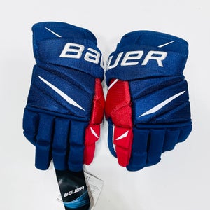 Pavel Zacha TEAM CZECH OLYMPIC Bauer Vapor 2X Pro Hockey Gloves-13"-Grey Clarino Palms