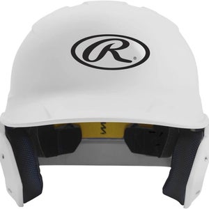 NWT Rawlings MACH Series Matte White Baseball Batting Helmet Sr. (6 7/8"-7 5/8")