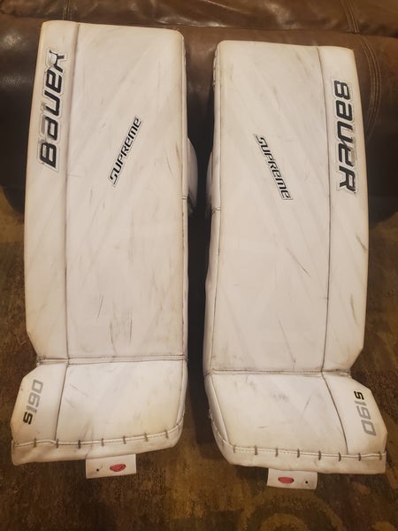 Used 31" Bauer Supreme S190 Goalie Leg Pads