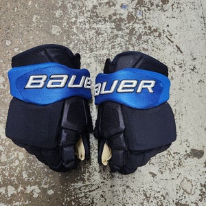 Brian Little Winnipeg Jets New Bauer Vapor 1X Pro Lite Gloves 14" Pro Stock