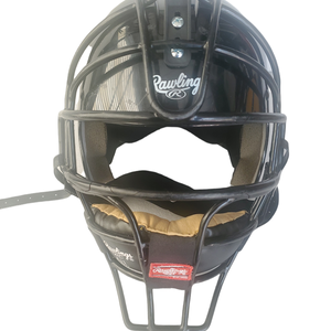 Rawlings Ai1 Baseball Catcher's Helmet and Mask Black One Size Fits 6 1/2 -7 3/8