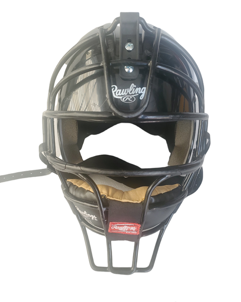 Rawlings Ai1 Baseball Catcher's Helmet and Mask Black One Size Fits 6 1/2 -7 3/8