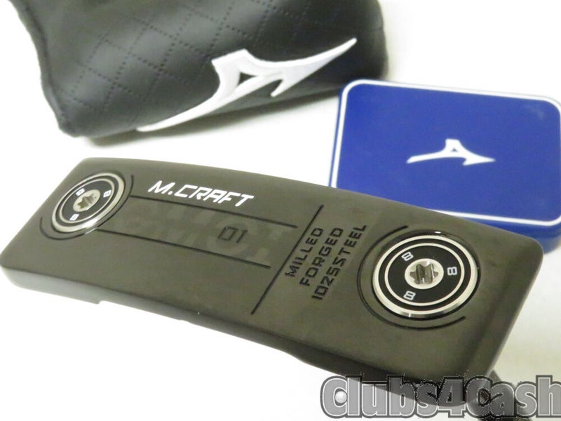Mizuno M-Craft OMOI 01 Putter Black ION 35" +Cover ..  Shop Wear