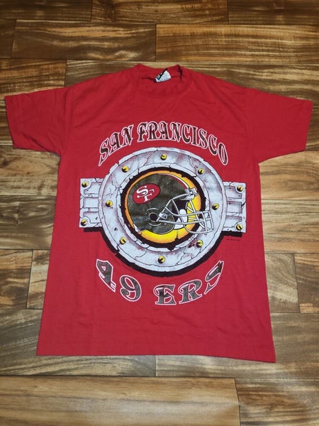 1995 San Francisco 49ers Salem Sportswear Super Bowl Rings NFL T Shirt Size  Large – Rare VNTG