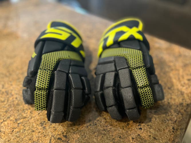 Used STX 12" Stallion 100 Lacrosse Gloves