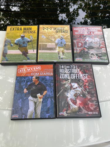 5 LACROSSE TRAINING DVD’s