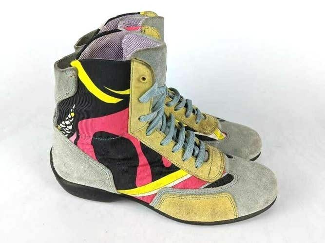 Emilio Pucci Womens Sabelt Sneakers Multicolor High Top Color Block 5 M EU 36