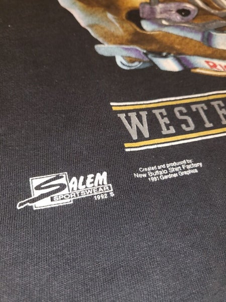 Vintage Rare San Francisco 49ers NFL Sports Helmet Salem T Shirt Size  Medium