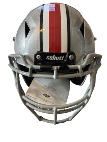 NWT Schutt Vengeance A11+ Youth Full Size Ohio State Helmet Silver Size Large