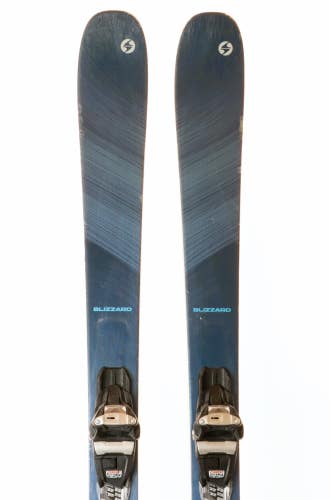 Used 2022 Blizzard Black Pearl 88 skis w/ Marker Squire 11 bindings, Size: 153 (Option 2204011)