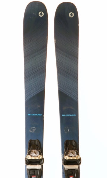 Used 2022 Blizzard Black Pearl 88 skis w/ Marker Squire 11 bindings, Size: 165 (Option 2204013)