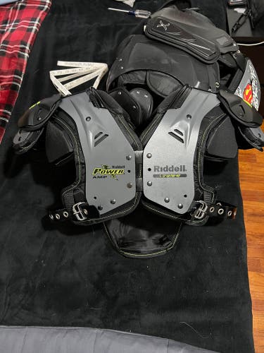 New Small Riddell Power SPK Shoulder Pads