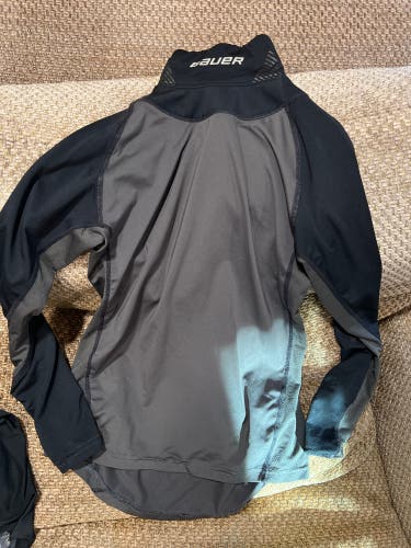 Black Used Medium Bauer Compression + Small compression Shirt
