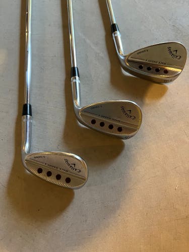Used Right Handed Stiff Flex Degree Mack Daddy 4 Wedge Set
