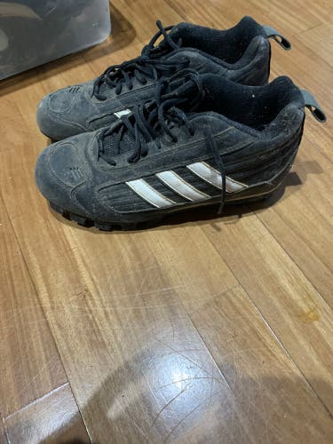Adidas Black Baseball Cleats - Size 6
