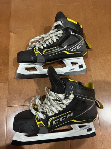 Used CCM Regular Width Size 10 AS3 pro Hockey Goalie Skates