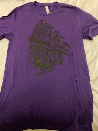 BraveHeart Lacrosse Values tshirt Purple Small