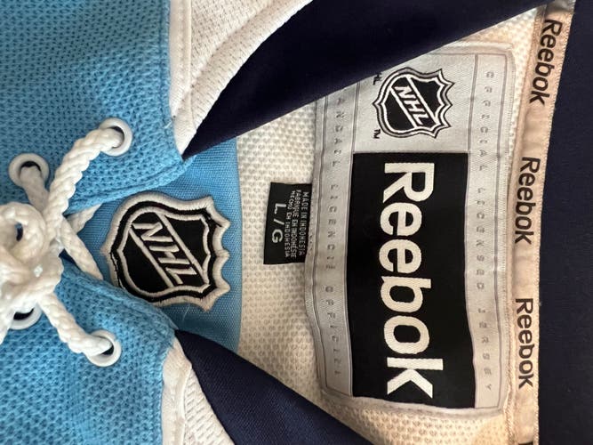 *Winter Classic 3rd Jersey* Powder Blue Large Reebok Jersey