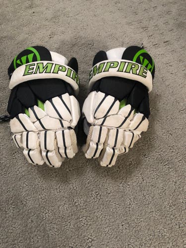 Used Player's Warrior  Regulator Lite Lacrosse Gloves