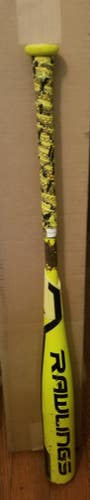 Used BBCOR Certified 2017 Rawlings Composite Quatro Bat (-3) 30 oz 33"