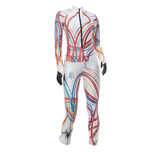 Women's New Medium Spyder World Cup GS Live Wire Ski Suit FIS Legal