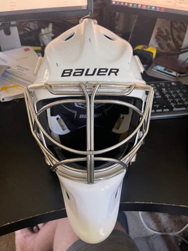Senior Used Bauer NME IX Goalie Mask- Fit 3