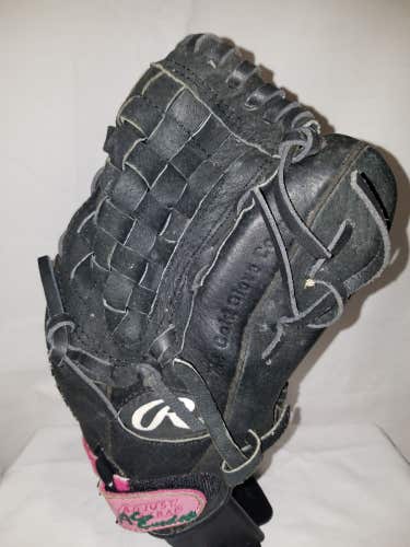 Used RAWLINGS PLAYER PREFERRED PP115PB BASEBALL GLOVE 11.5 IN Fastpitch R Girls Pink
