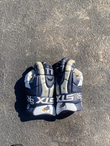 Used Player's STX 13" Lacrosse Gloves