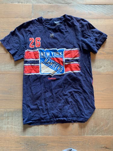 NY Rangers - #26 St. Louis - Blue Used Small Reebok Shirt