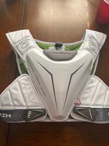 Used Large Maverik MAX EKG Shoulder Pads And Gloves