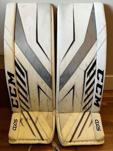 34"+2" CCM Axis Pro Goalie Leg Pads Pro Stock