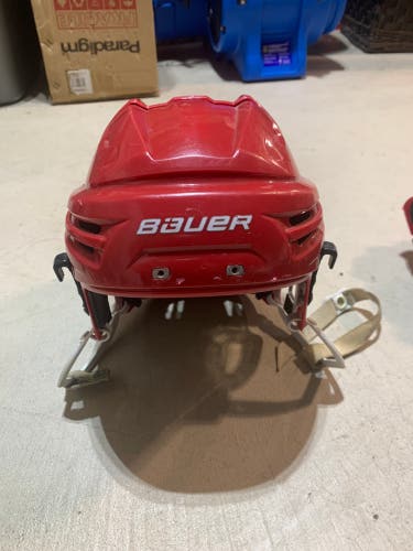Red Bauer IMS 9.0 Helmet