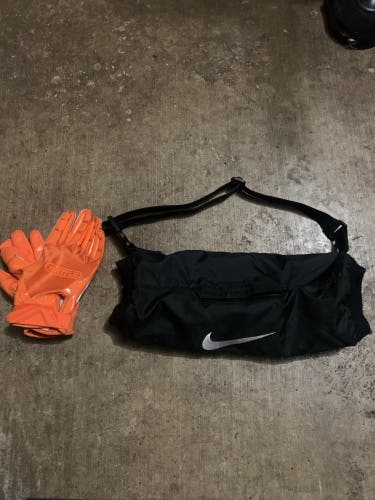 Orange Adult Medium Battle Gloves