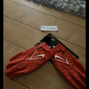 Nike Superbad 6.0 Football Gloves Padded Receiver Orange Size 2XL DM0053-663