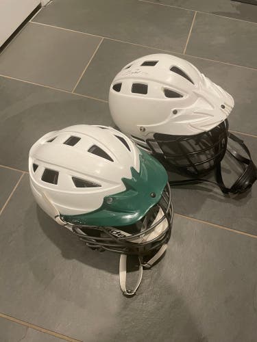 (BUNDLE)2 Cascade Helmets And 125 Lacrosse Balls.