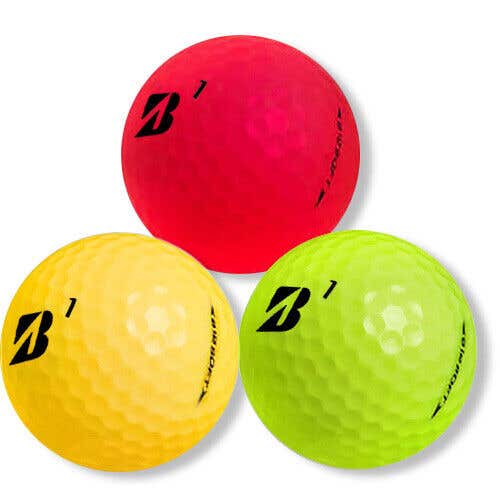 24 Golf Balls-Bridgestone e12 Soft Matte - Assorted Colors- AAAA