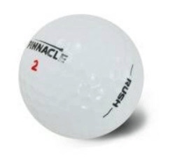 24 Golf Balls- Pinnacle Rush White  AAAAA