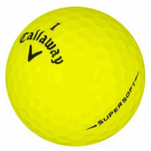 24 Golf Balls- Callaway Supersoft Yellow - AAA