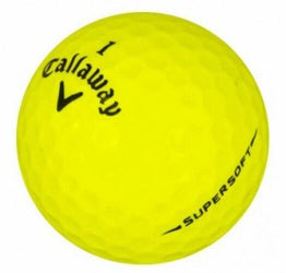 24 Golf Balls- Callaway Supersoft Yellow - AAA