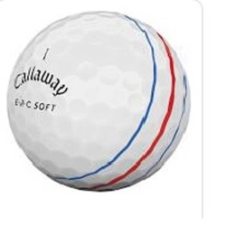24 Golf Balls- Callaway ERC Soft- AAAAA