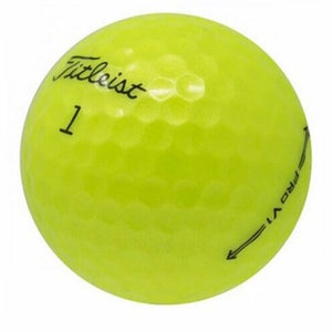 24 Golf Balls-  2022 Yellow Titleist Pro V1 - AAAA