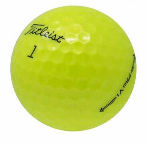 24 Golf Balls-  2022 Yellow Titleist Pro V1 - AAAA