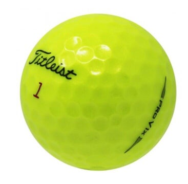 24 Golf Balls-  2019 Yellow Titleist Pro V1X - AAA