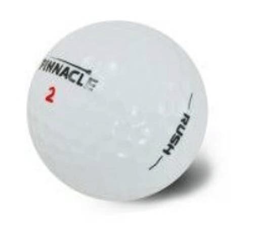 100 Golf Balls- Pinnacle Rush White AAAAA