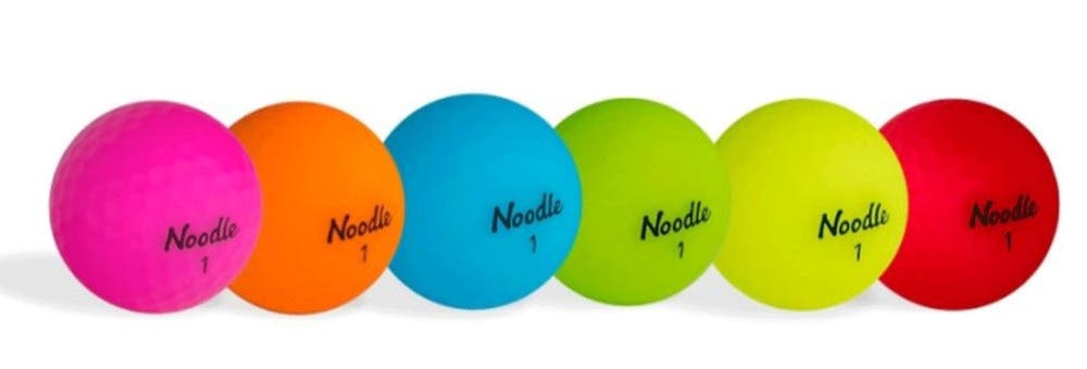 24 Golf Balls - TaylorMade Noodle Neon Mix Color AAAAA