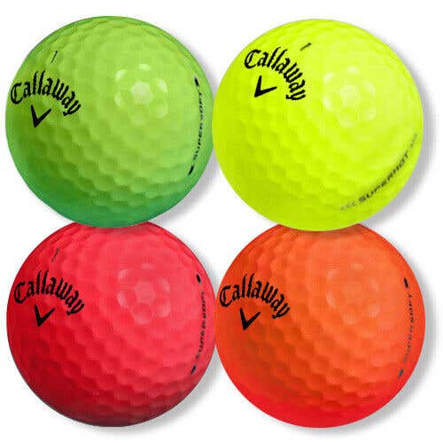 48 Golf Balls- Callaway Superhot Matte Mix - AAAA