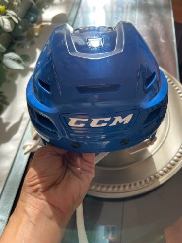 CCM Resistance Blue Adult Small Hockey Helmet